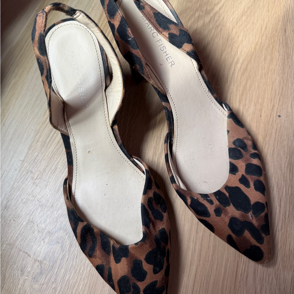 Marc Fisher Leopard Print Women's Shoes size 8
